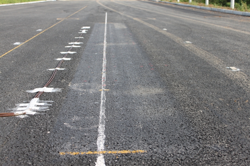 高速公路橡胶沥青路面加速加载试验